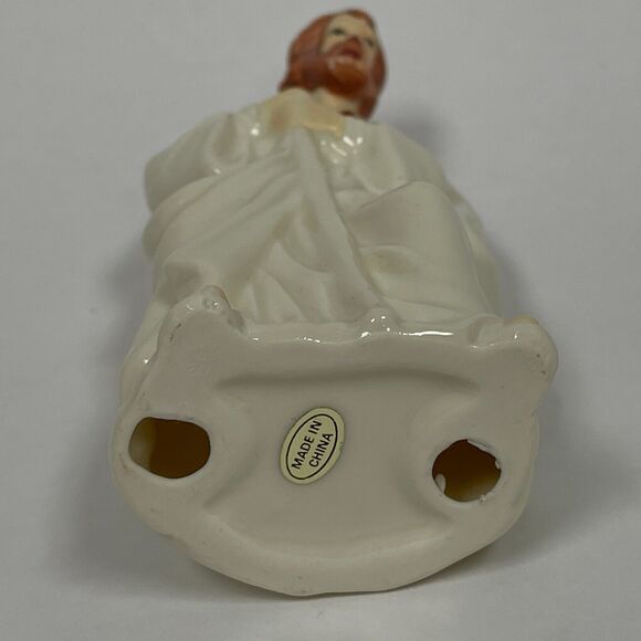 Home for the Holidays Wiseman Porcelain Nativity Replacement Figure Shepherd 6" - Picture 8 of 8